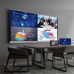 讯英 Bulldex 65英寸会议平板一体机 教学培训触摸办公一体机双系统 FDH65C【投屏器+智能笔+i5/8G/128G】