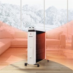 先锋（Singfun）DYT-SS3取暖器 电暖器 电暖气家用 电油汀 14片超大面积电热炉 暖气片 干衣加湿