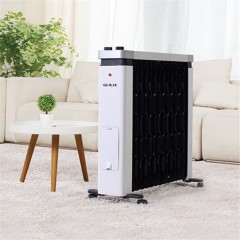 先锋（Singfun）DYT-SS3取暖器 电暖器 电暖气家用 电油汀 14片超大面积电热炉 暖气片 干衣加湿