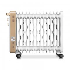 先锋（Singfun）DS1555取暖器 电暖器 家用电暖气片 电热油汀 加热器 14片大面积取暖 节能省电升温快