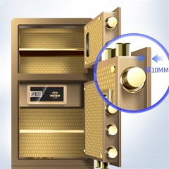 虎牌 FDG-A1/D-180S 3C 180cm睿智黑（密码/钥匙） 双门保险柜