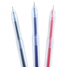 齐心中性笔黑笔k3020办公学生文具0.5签字笔碳素笔水笔17黑2蓝1红