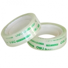 得力 30011 文具透明胶带 1.2cm×14y