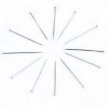 得力 0016 镀镍大头钉办公必备文具用品 10盒/包