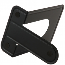 得力（deli） 9272 铁书立7寸 中号书栏经济型  1对