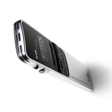 爱国者(aigo)E5860 月光宝盒 金属录音笔  8G 银色