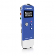 飞利浦(PHILIPS) VTR5600 4GB 数字降噪 便捷USB拔插录音笔 蓝色