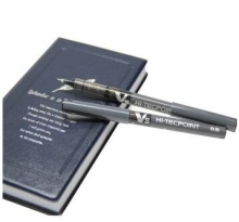 百乐（PILOT） BX-V5 针管走珠笔签字笔（耐水性）中性笔 0.5mm（12支装）