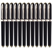 宝克（BAOKE） PC2228 大容量磨砂笔杆中性笔 1.0mm 黑色 （计价单位：支）