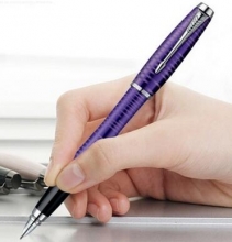 派克（PARKER）都市 紫水晶白夹钢笔/墨水笔