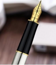派克（PARKER）08款 卓尔不锈钢金夹钢笔/墨水笔