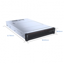 联想 SR550 2U机架式服务器8SFF（1颗铜牌3104 6核1.7G CPU 单电源 16G内存 无硬盘）