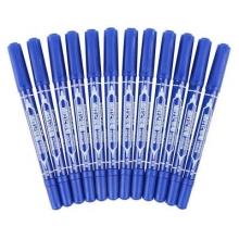 齐心（COMIX） MK804 小双头记号笔 12支/盒