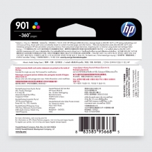 惠普（HP）CC656AA 901号彩色墨盒（适用HP Officejet J4580 J4660 4500）