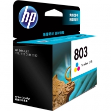 惠普（HP）F6V20AA 803 彩色墨盒 （适用Deskjet 2621 2622 1112 2132 1111 2131）