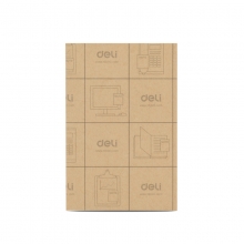得力（deli）7745 牛皮纸便签纸/便利贴/百事贴/易事贴 (76*51mm)（混色）