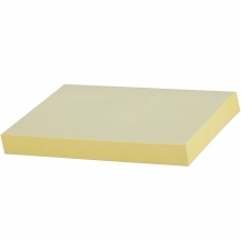 得力（deli）9077 百事贴便利贴 告示贴大号76*101mm 黄色