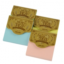 得力（deli） 9076 百事贴  N次贴 便利贴  76*51mm（黄色）