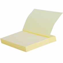 得力（deli）9077 百事贴便利贴 告示贴大号76*101mm 黄色