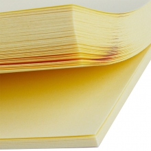 得力（deli）9077 百事贴便利贴 告示贴大号76*101mm 黄色