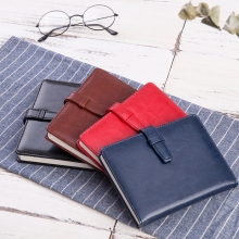 得力（deli） （22227）记事本/皮面本/办公本 64K/112页 蓝色