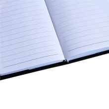 得力(deli) 7900 18K/80页商务办公皮面本 会议本 记事本  商务黑