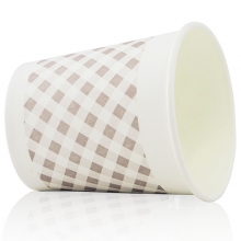 得力（deli） 9569 258g木浆纸6盎司加厚一次性纸杯/水杯 180ml 50只装 180ml/50只装咖啡色