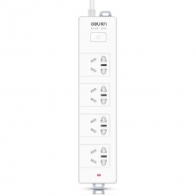 得力（deli）18253 新国标4位组合孔3米 总控开关插座