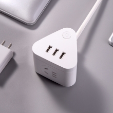 得力 (deli) 18321 小安USB插座 插线板