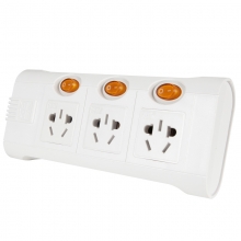 突破（TOP） TZ-C3K3(D3K3) 3位3米 分控开关 插座