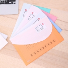 得力（deli） 5506 横式按扣文件袋  颜色随机