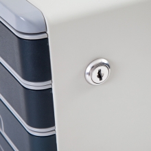 齐心（COMIX）B2201 五层带锁桌面文件柜