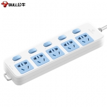 公牛（BULL） GN-316 分控插座 5位 （1.8米）