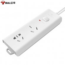 公牛 16A250V GN-H102D 大功率16A空调电热水器排电插源插排防雷1.8米