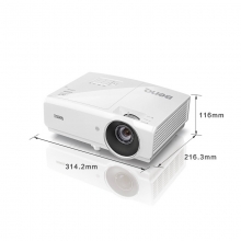 明基（BenQ）MH741 办公 投影机 投影仪（1080P分辨率 4000流明 左右梯形校正）