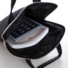 斯莫尔（simoer) 8134 文件袋 立体双拉链手提文件袋公文包 会议包 资料包 黑色