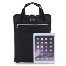 斯莫尔（simoer) 8134 文件袋 立体双拉链手提文件袋公文包 会议包 资料包 黑色