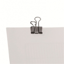 易达(Esselte) 10119 黑色长尾夹 19mm（12只/盒）