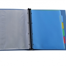 钊盛 ZS-40B A4活页资料册 蓝色 40页/本