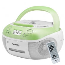熊猫 PANDA CD-860 CD复读机磁带机 光盘复读机 插卡收音机 （绿色）