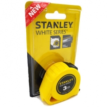 史丹利 STANLEY STHT30122 WHITE SERIES公制易钩卷尺3M