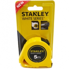 史丹利 STANLEY STHT30123 WHITE SERIES公制易钩卷尺5M