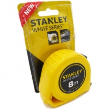 史丹利 STANLEY STHT30129 WHITE SERIES公制易钩卷尺8M