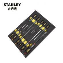 史丹利 STANLEY LT-011-23 11件套 三色柄螺丝批工具托