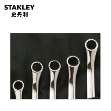 史丹利 STANLEY 94-406-23 公制精抛光45°角双梅花扳手组套 11件套公制精抛光45°角双梅花扳手