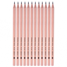 宝克（BAOKE）PL1641 办公绘图铅笔 绘画素描铅笔学生铅笔 多灰度 B 12支/盒