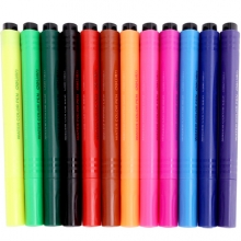 得力（deli）7062 绚丽多彩12色水彩笔 12色/盒