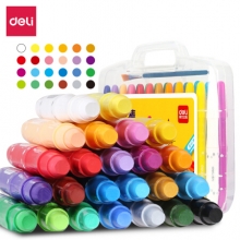 得力 (deli)72077 学生水溶性旋转油画棒  24色/盒