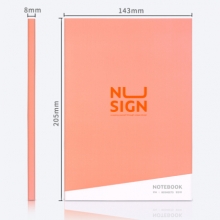 纽赛 NS247 办公软抄本-25k-205*143mm-80张(玫粉)