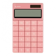纽赛 NS041 桌面计算器 (浅红)